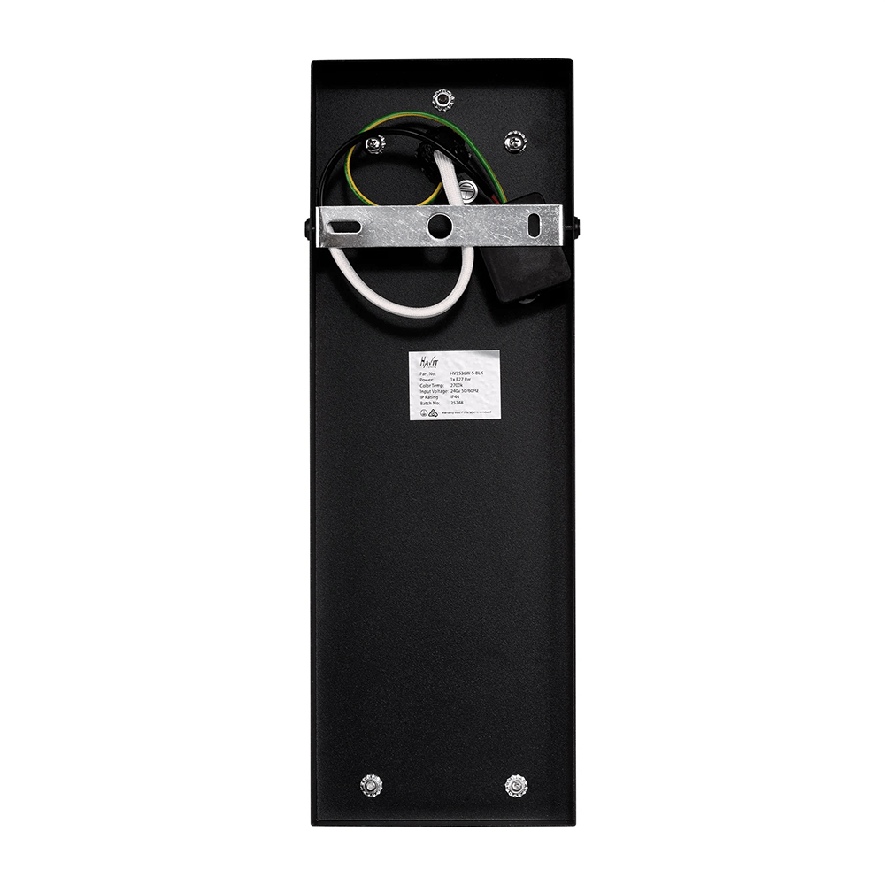 Exterior Wall Light Jace Galvanised Iron Black Wall Light