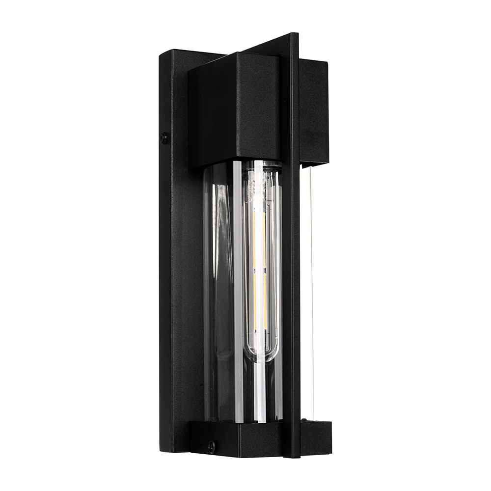 Exterior Wall Light Jace Galvanised Iron Black Wall Light