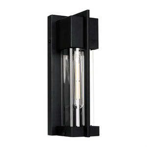 Exterior Wall Light Jace Galvanised Iron Black Wall Light