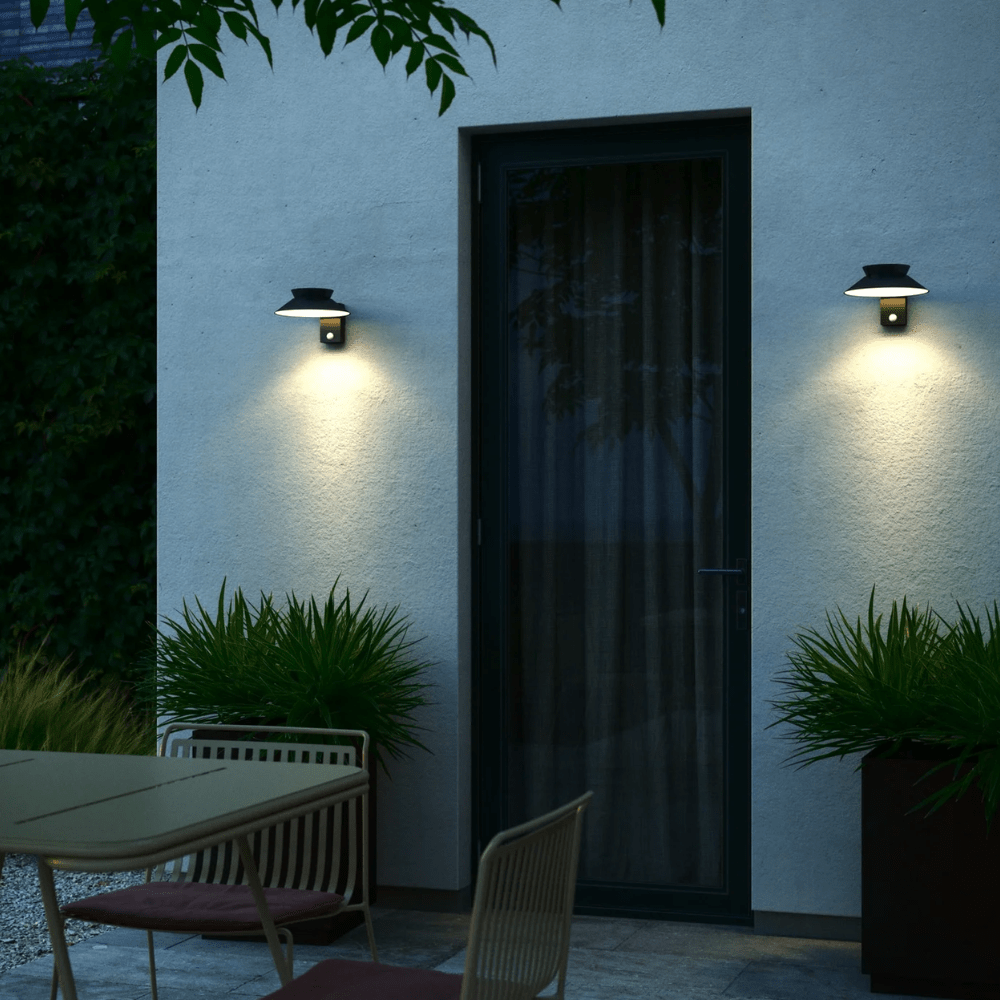 Exterior Wall Light Justina Solar Wall Light