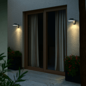 Exterior Wall Light Justina Solar Wall Light