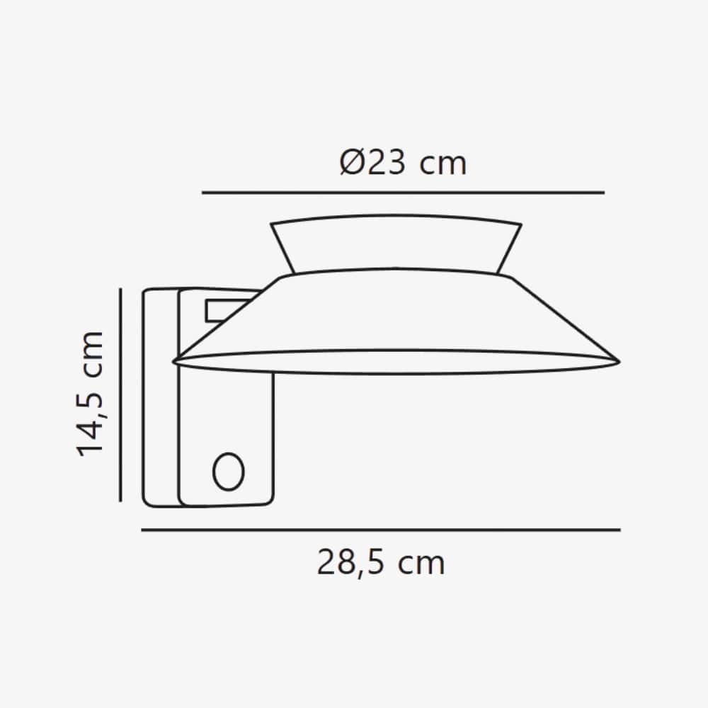 Solar Lighting Justina Solar Wall Light