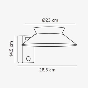 Solar Lighting Justina Solar Wall Light