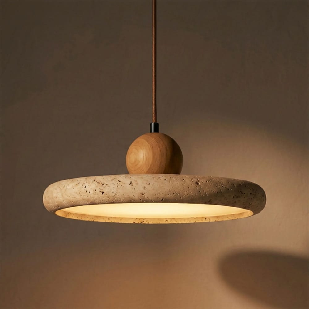 Interior Pendant Kaia Natural Stone Pendant Light