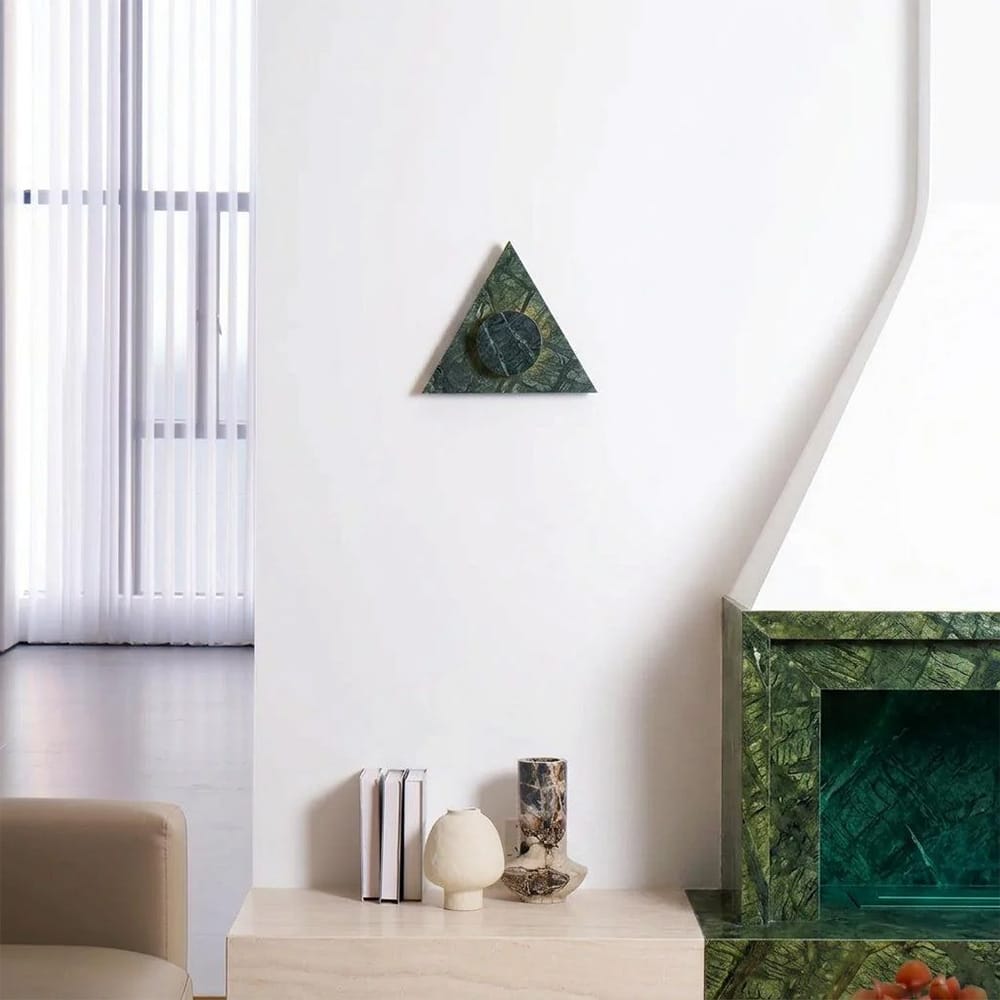 Interior Wall Light / Sconce Kairo Moss Marble Wall Sconce