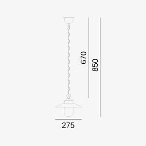 Exterior Pendant Karlstad Chain Pendant