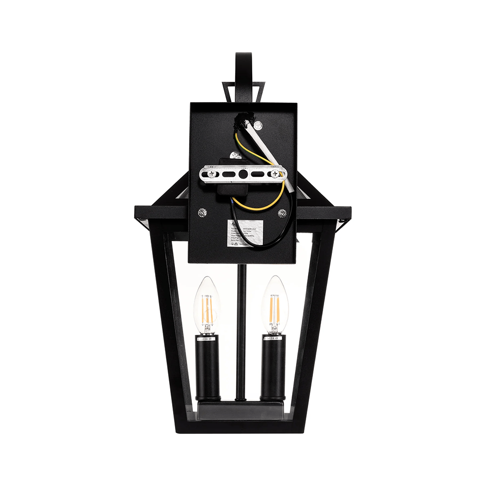 Exterior Wall Light Karter Galvanised Iron Black Wall Light