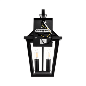 Exterior Wall Light Karter Galvanised Iron Black Wall Light