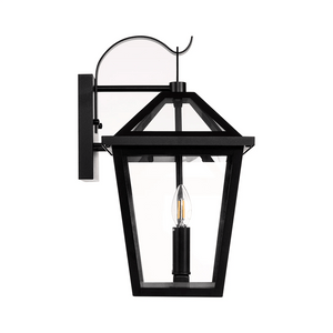 Exterior Wall Light Karter Galvanised Iron Black Wall Light