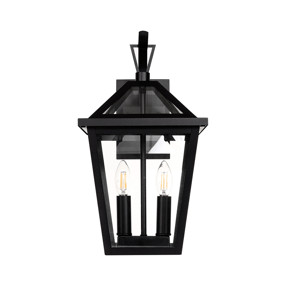 Exterior Wall Light Karter Galvanised Iron Black Wall Light