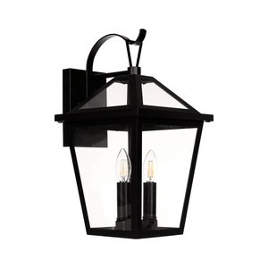 Exterior Wall Light Karter Galvanised Iron Black Wall Light
