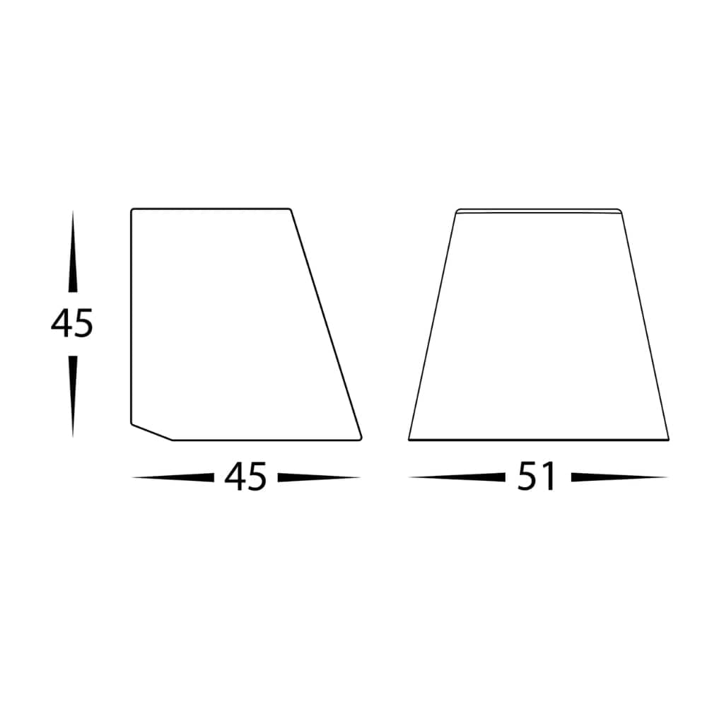 Exterior Step Light Kaval Surface Mounted LED Wall Light - 12V