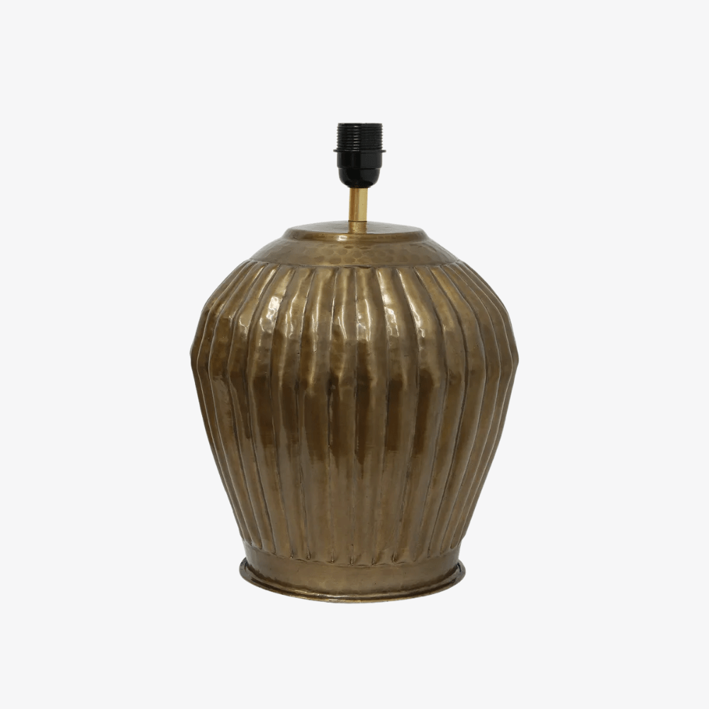 Table Lamps Kerali Ribbed Lampbase - Base Only