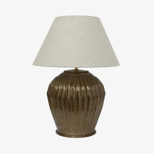 Table Lamps Kerali Ribbed Lampbase - Base Only