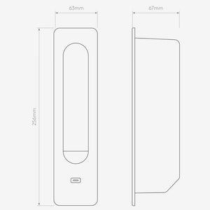Bedside Wall Lights Keta USB-C Wall Light