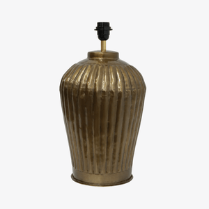 Table Lamps Kochi Ribbed Lampbase - Base Only