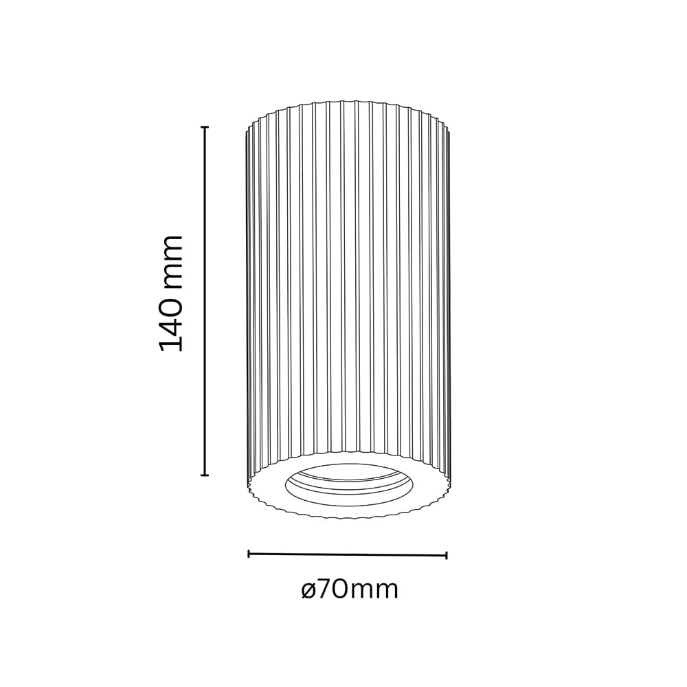 Surface Mounted Koora Plaster Surface Mounted Downlight