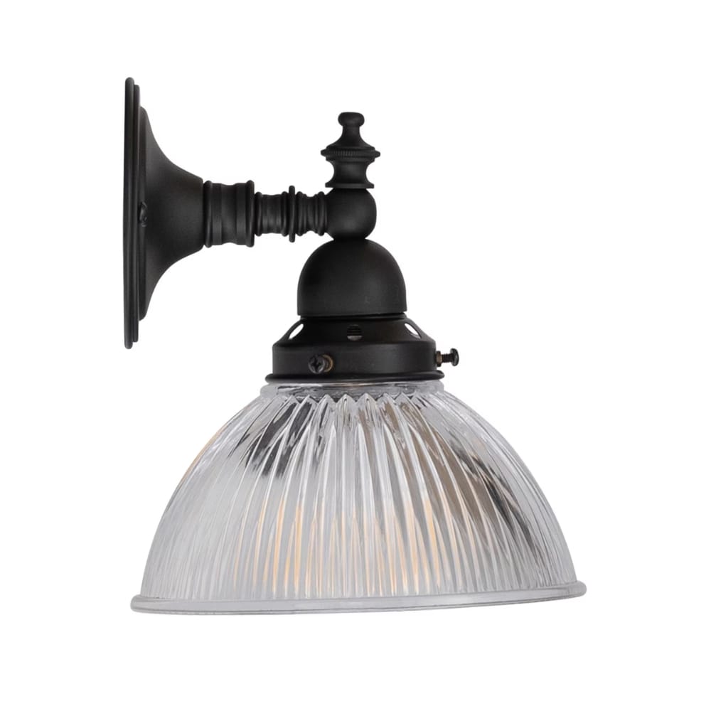 Interior Wall Light / Sconce Koscina Wall Light Black Patina with Claredon Clear Glass