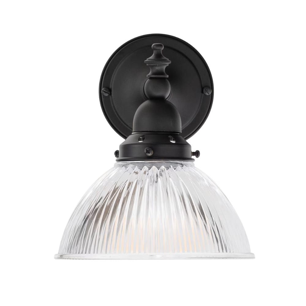 Interior Wall Light / Sconce Koscina Wall Light Black Patina with Claredon Clear Glass