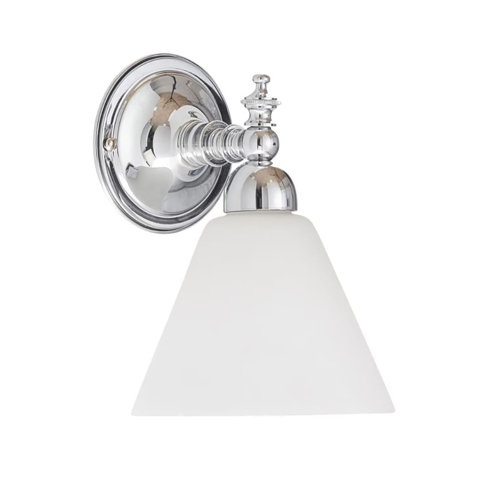 Interior Wall Light / Sconce Koscina Wall Light Chrome with Cono Glass