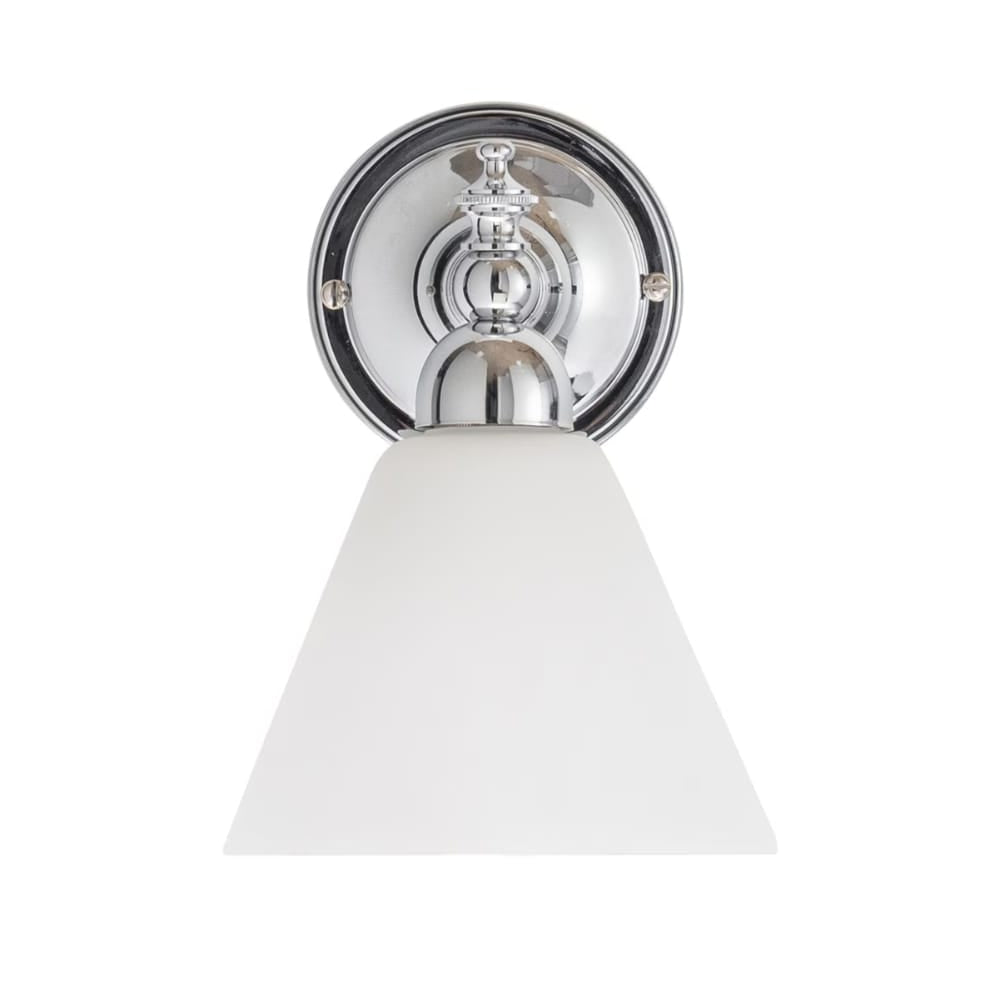 Interior Wall Light / Sconce Koscina Wall Light Chrome with Cono Glass