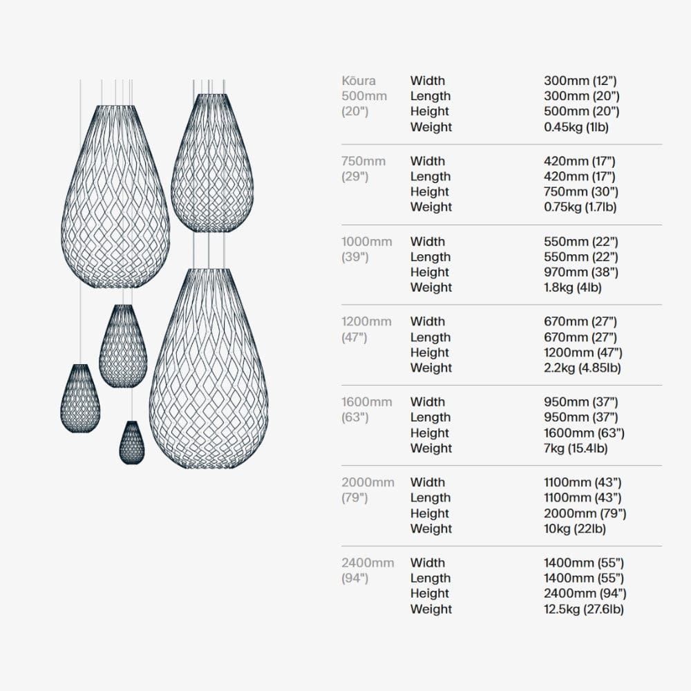 Interior Pendant Koura Pendant