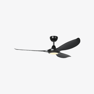 With Light Kurrawa Ceiling Fan Black White with Light