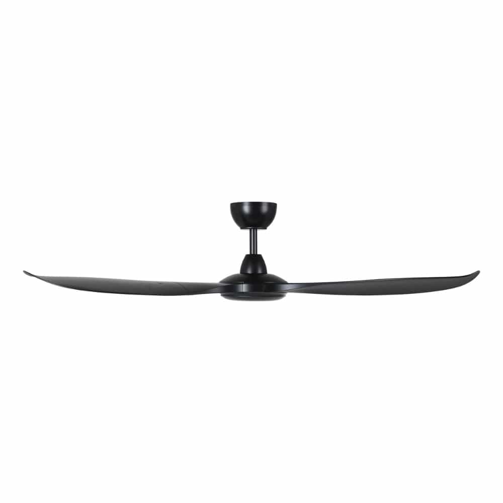 With Light Kurrawa Ceiling Fan Matte Black - With Light