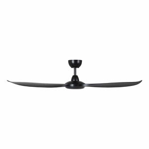 With Light Kurrawa Ceiling Fan Matte Black - With Light