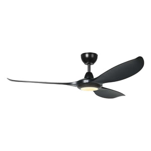 With Light Kurrawa Ceiling Fan Matte Black - With Light