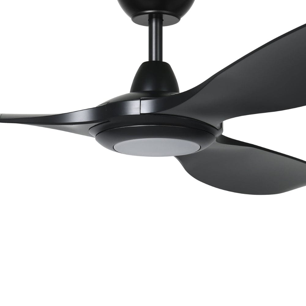 With Light Kurrawa Ceiling Fan Matte Black - With Light