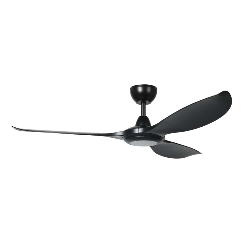 With Light Kurrawa Ceiling Fan Matte Black - With Light