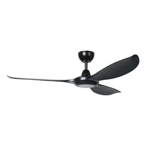 With Light Kurrawa Ceiling Fan Matte Black - With Light