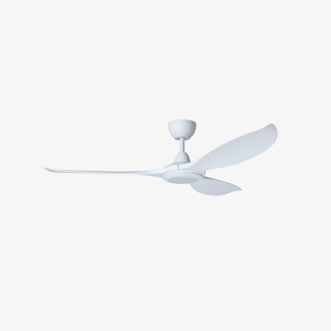 With Light Kurrawa Ceiling Fan Matte White with Light