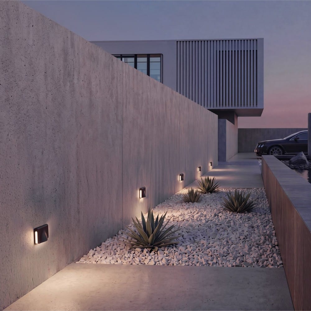 Exterior Step Light Lain Step Light
