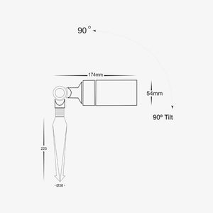 Exterior Spike Light Laiton Spike Light - 12V