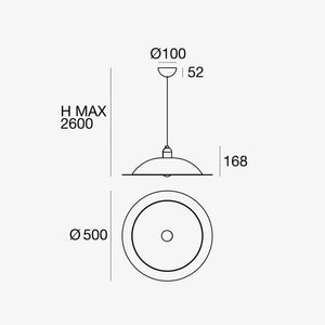 Interior Pendant Lampiatta - 1971 - Jonathan De Pas, Donato D’Urbino, Paolo Lomazzi