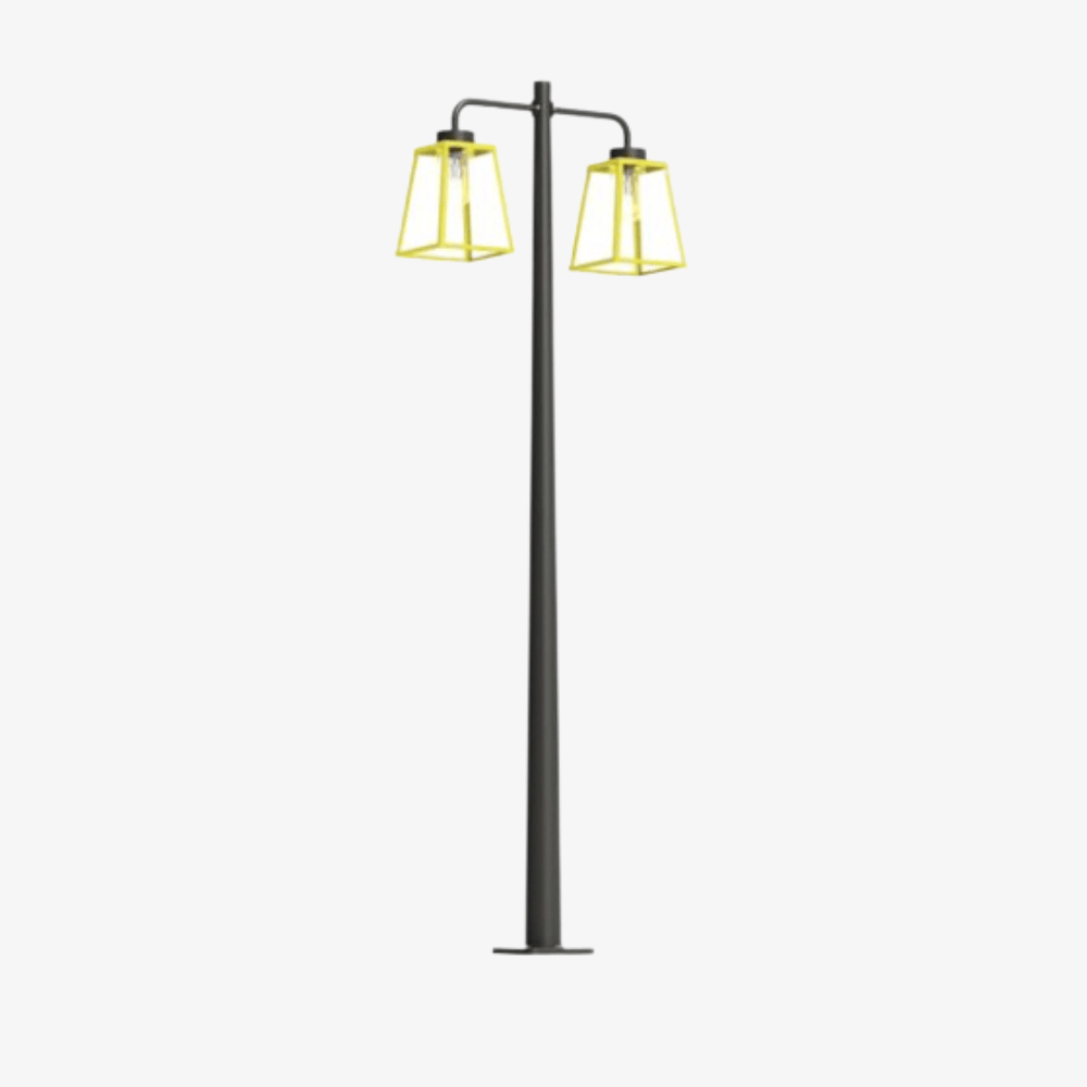 Post Lights Lampiok 2 N° 5 Pole Double Heads Post Light