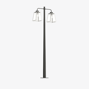 Post Lights Lampiok 2 N° 5 Pole Double Heads Post Light