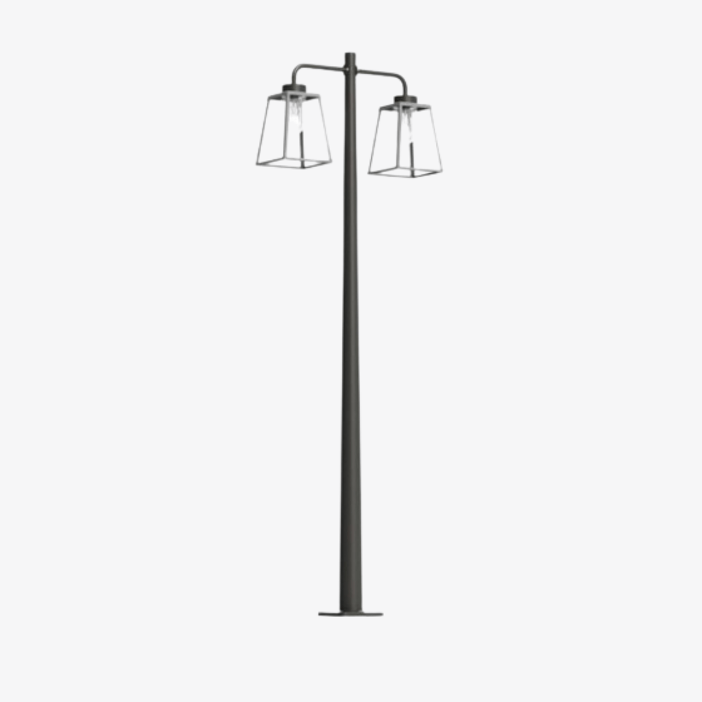 Post Lights Lampiok 2 N° 5 Pole Double Heads Post Light