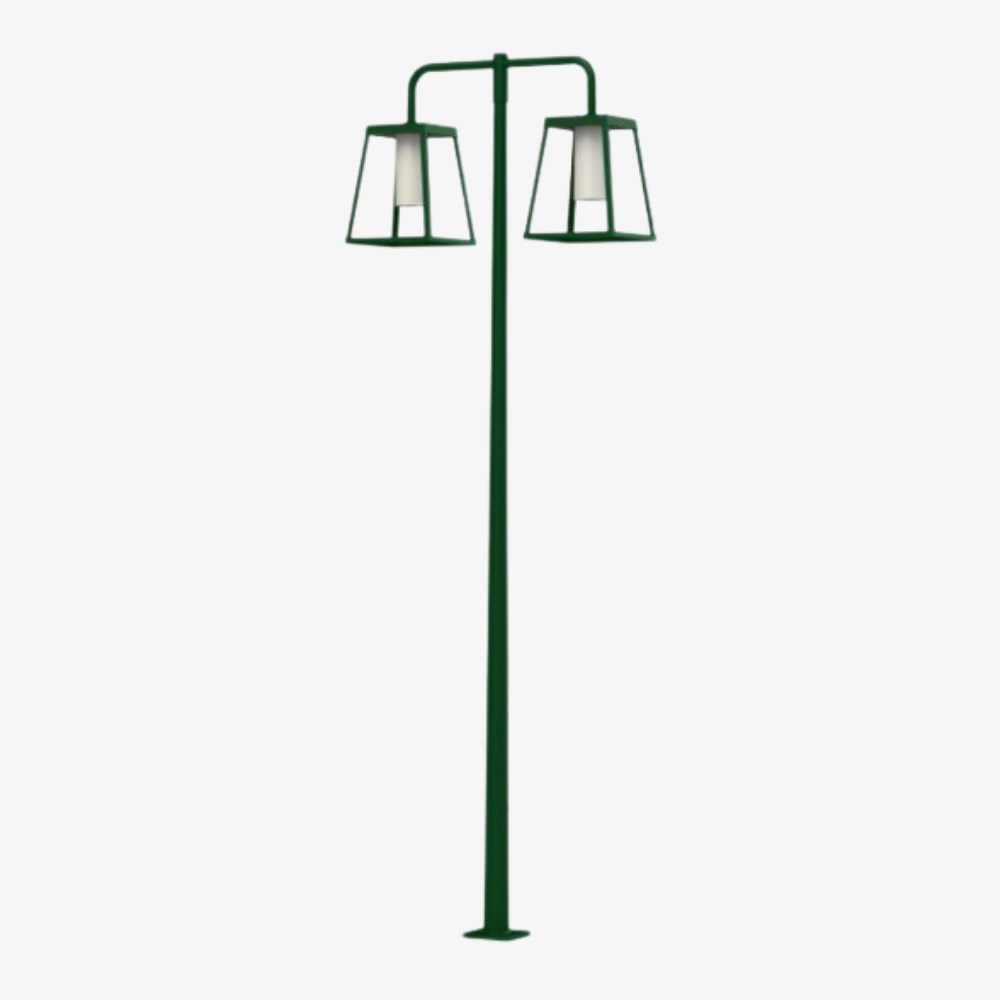 Post Lights Lampiok 4 N° 6 Pole Double Heads Post Light