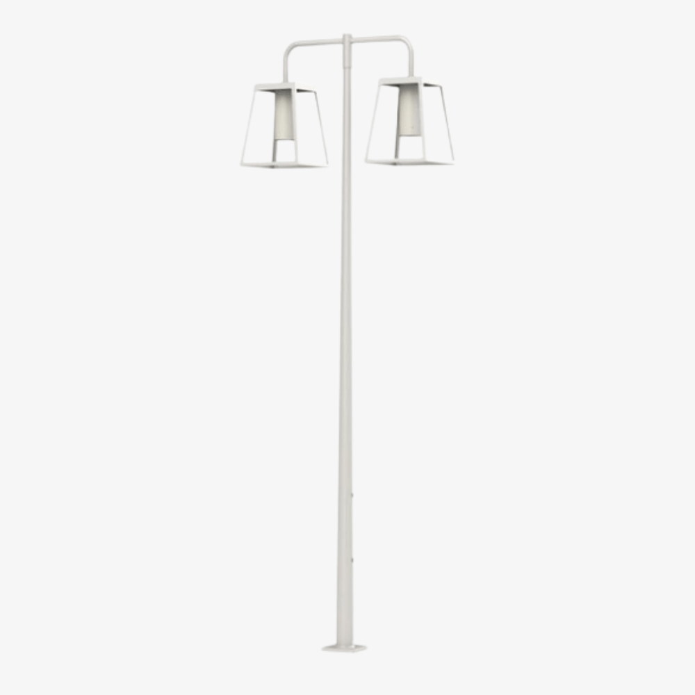 Post Lights Lampiok 4 N° 6 Pole Double Heads Post Light