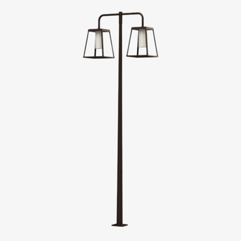 Post Lights Lampiok 4 N° 6 Pole Double Heads Post Light