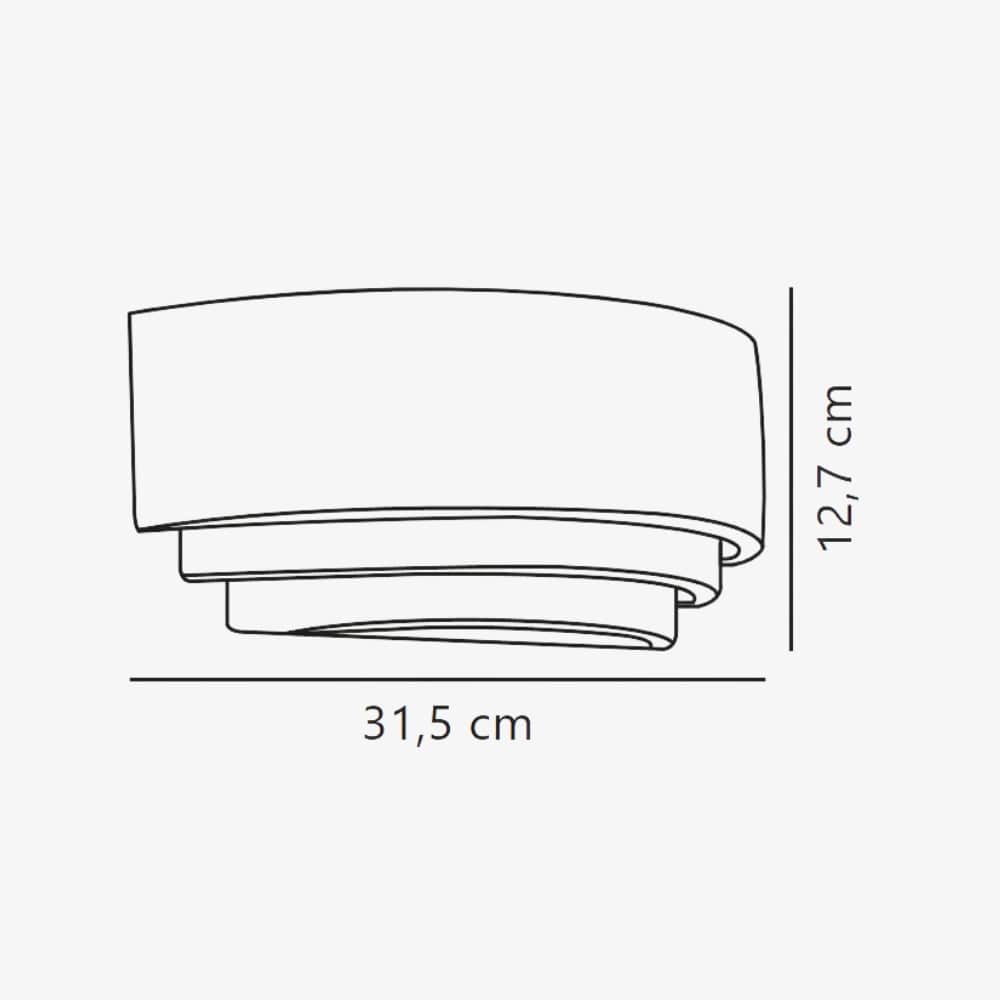 Interior Wall Light / Sconce Lancio Oblong Wall Light