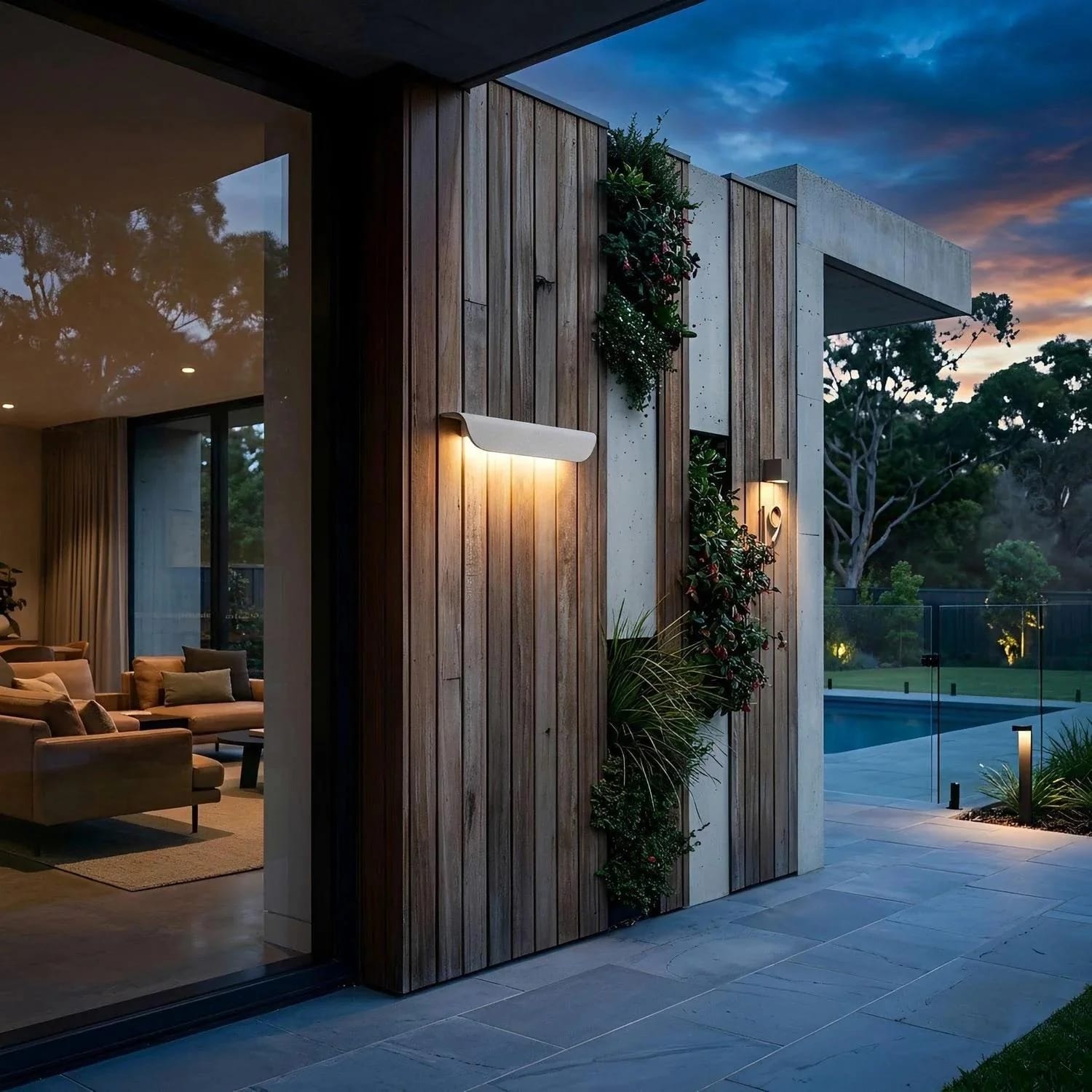 Exterior Wall Light Ledge Cement Wall Washer