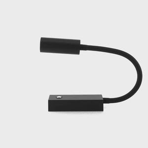 Interior Wall Light / Sconce Lesen Black Single Adjustable Wall Light with Flexible Arm