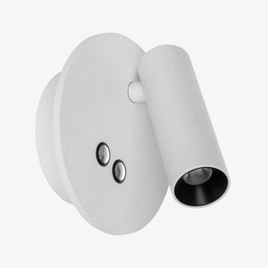 Interior Wall Light / Sconce Lesen White Single Adjustable Wall Light with Back Light