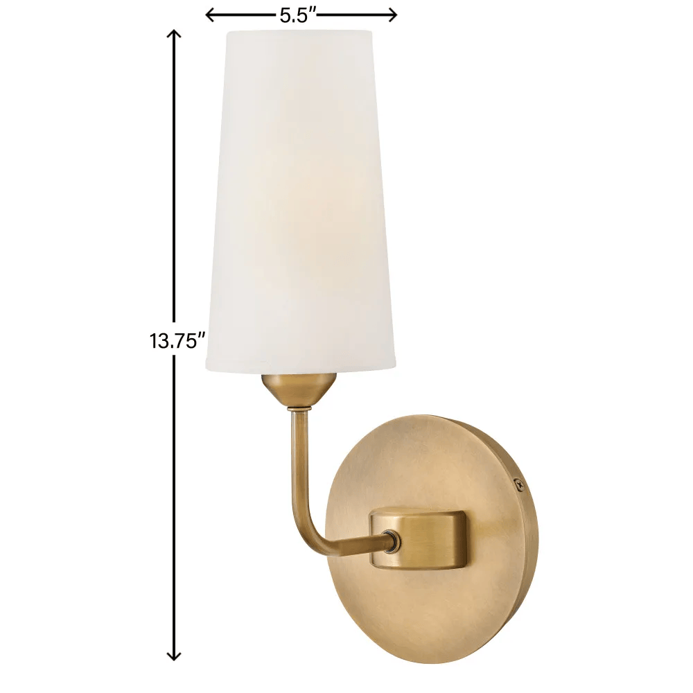 Interior Wall Light / Sconce Lewis Single Wall Sconce