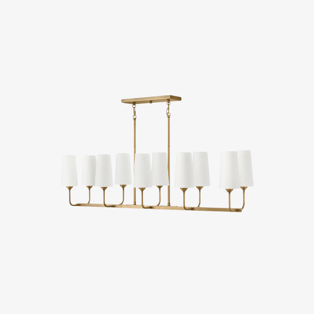 Chandelier Lewis Ten Light Linear Chandelier