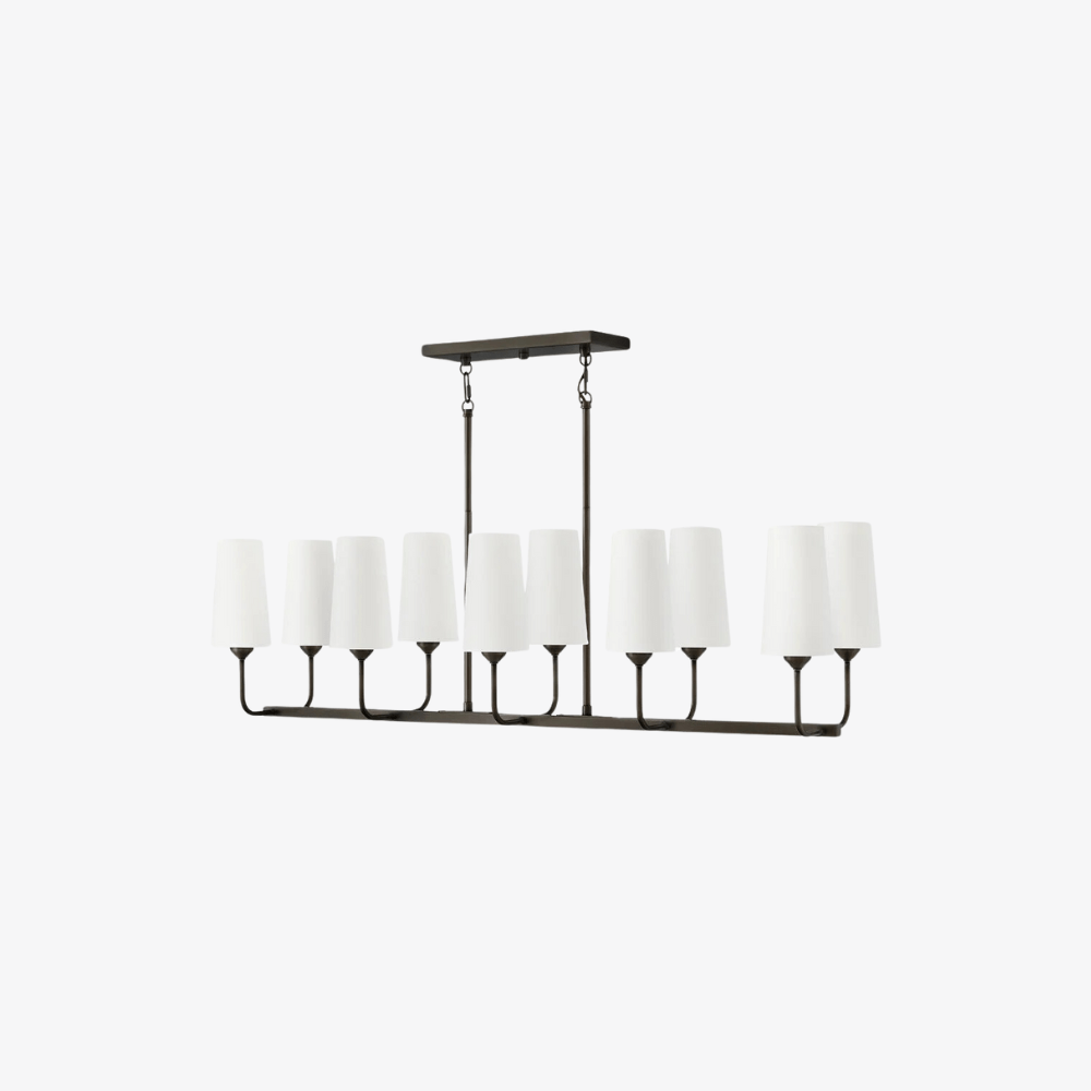 Chandelier Lewis Ten Light Linear Chandelier